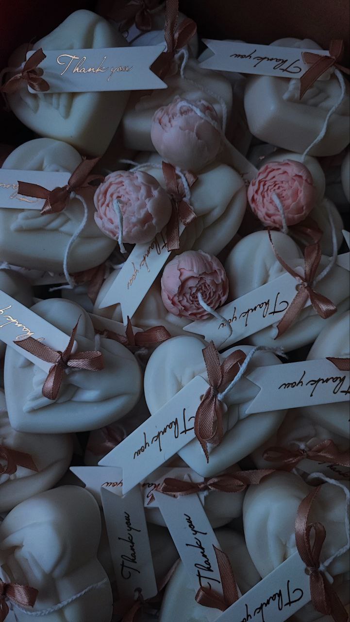 Heart & Hands Candle