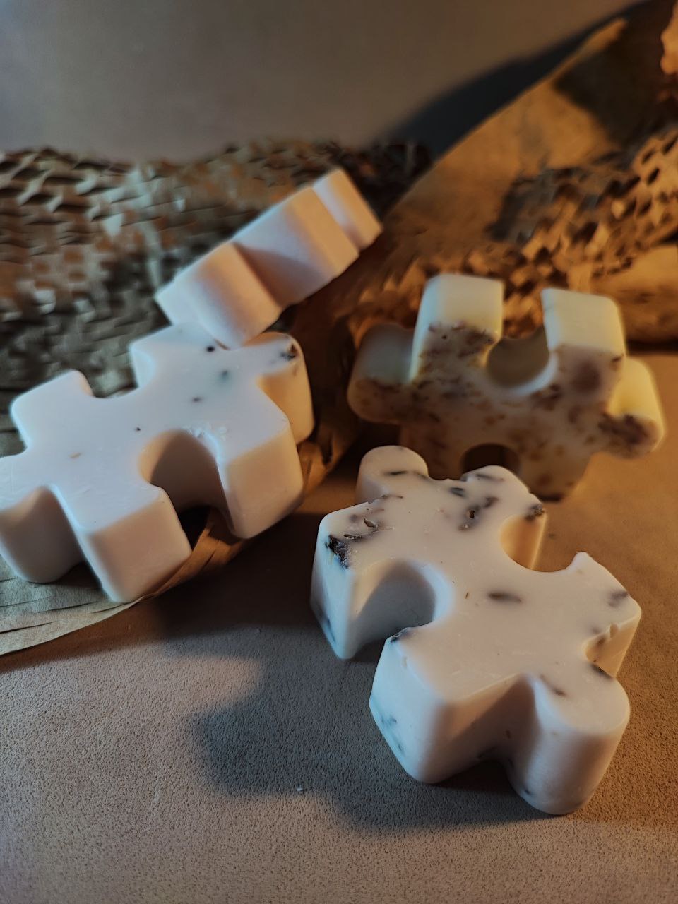 A cera do quebra-cabeça derrete