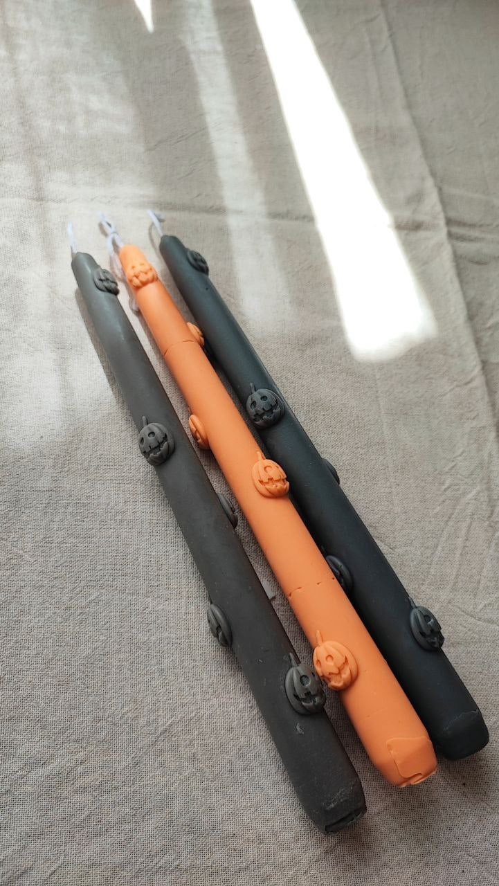 Taper Candle Pumpkins