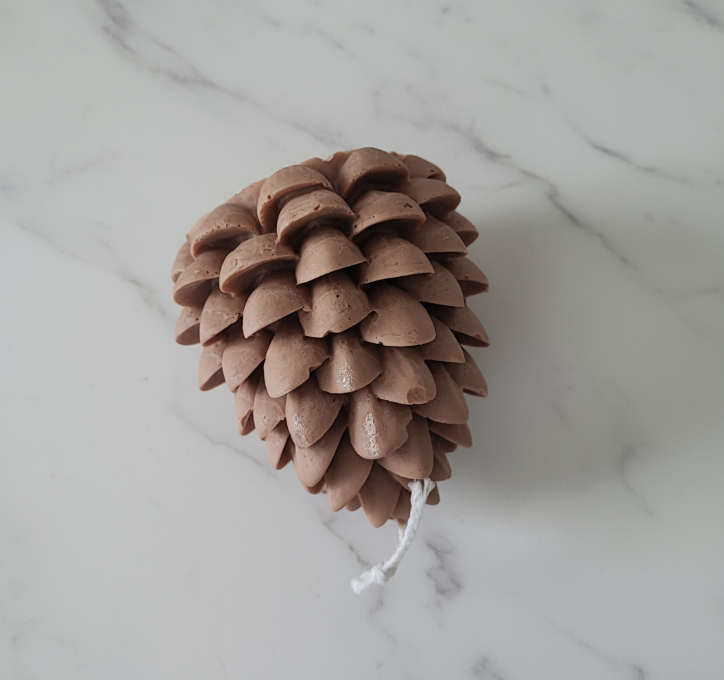 Pinecone Candle
