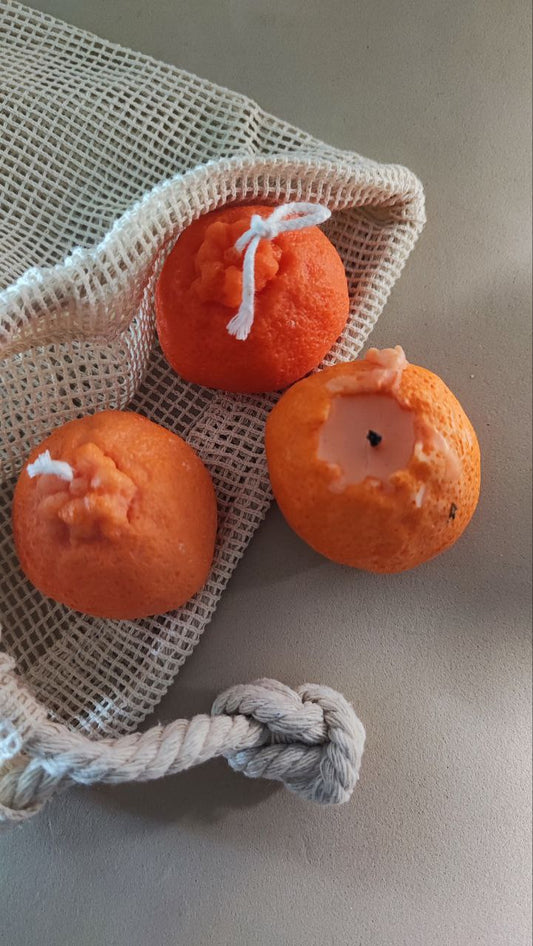 Tangerine Candles Set
