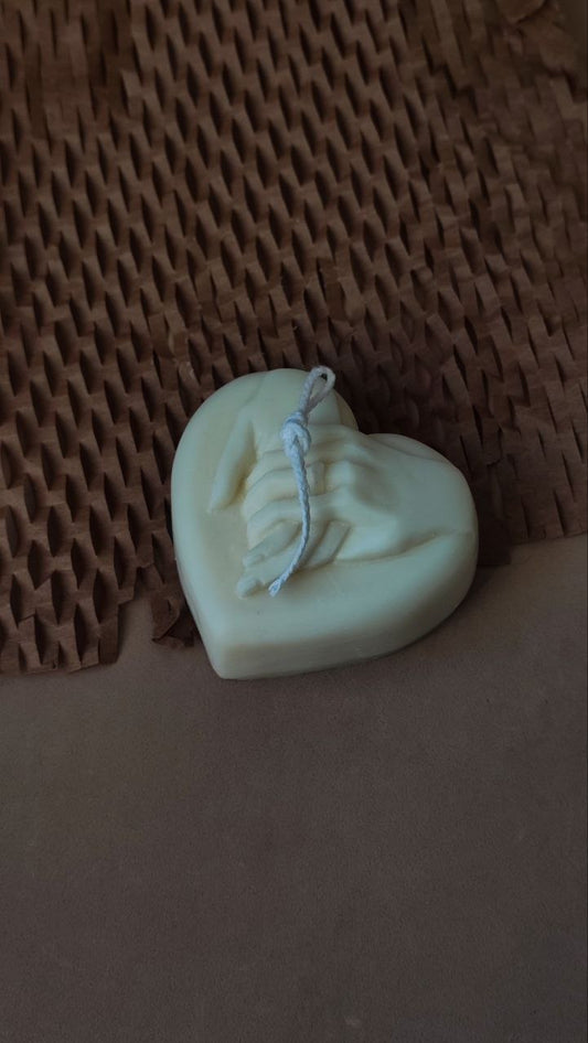 Heart & Hands  Candle