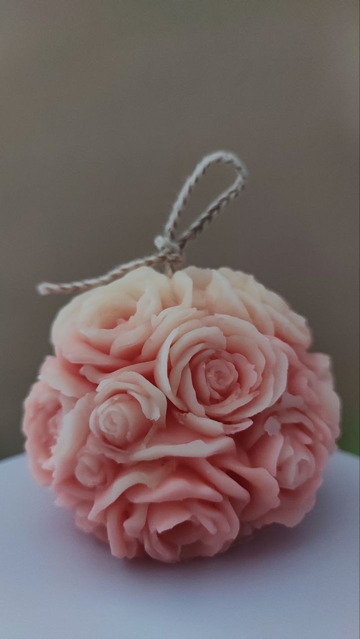 Rose Ball Candle