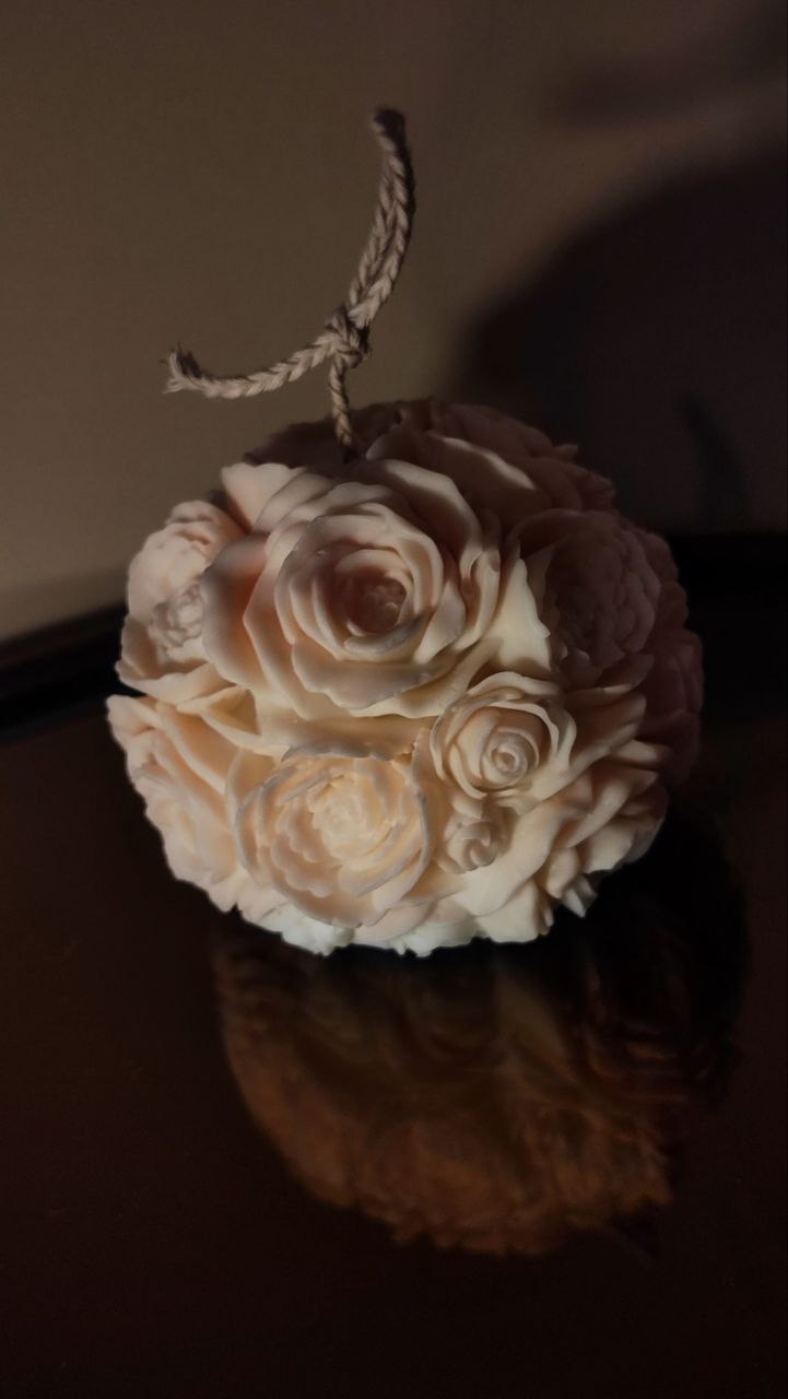 Rose Ball Candle