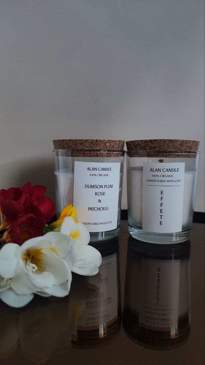 Dumson Plum Rose & Patchouly Candle