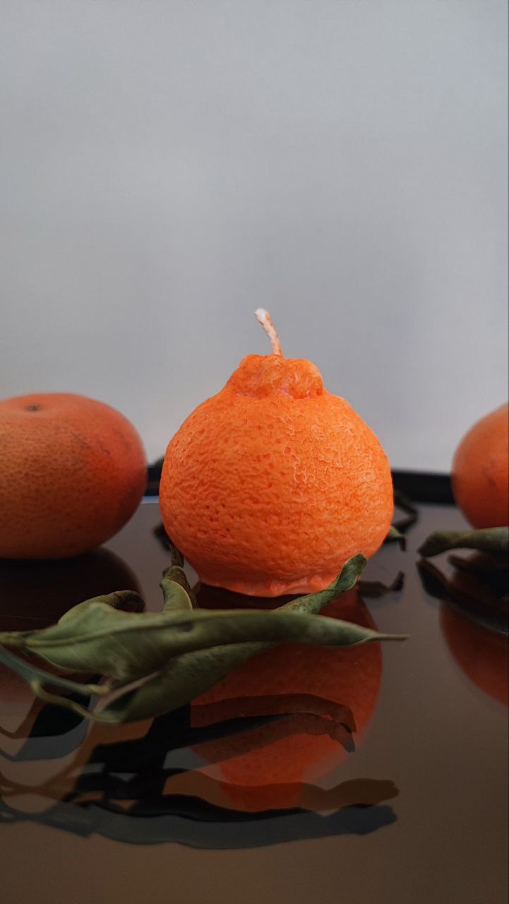 Tangerine Candles Set