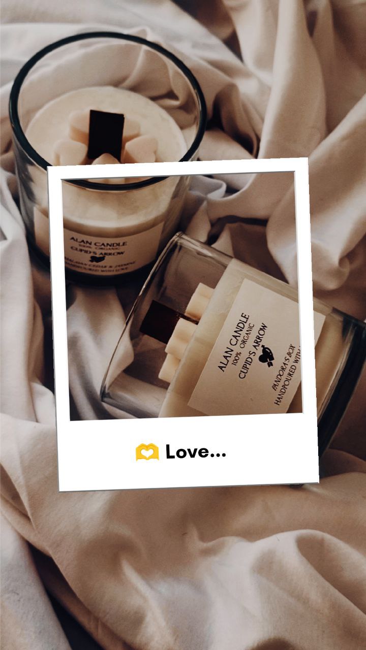 Cupid's Arrow Candle