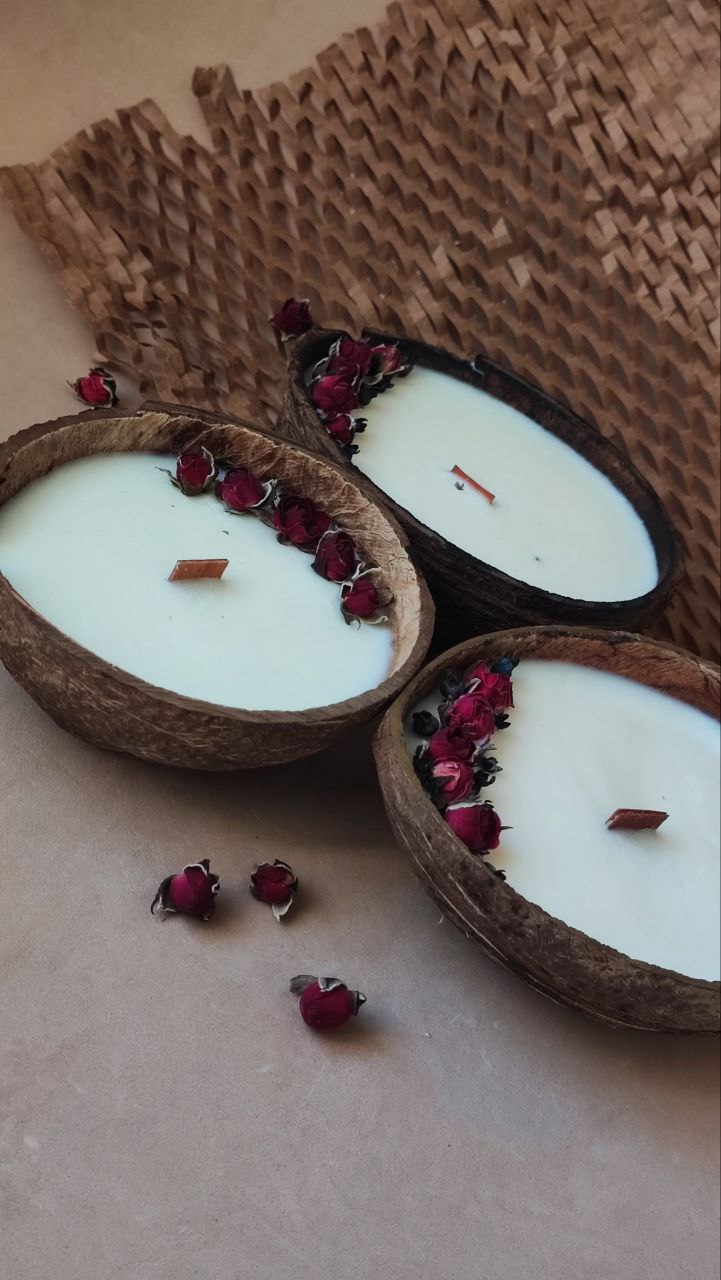 Coconat Massage Shell Candle