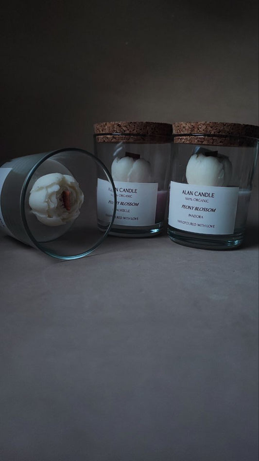 Peony Blossom Candle