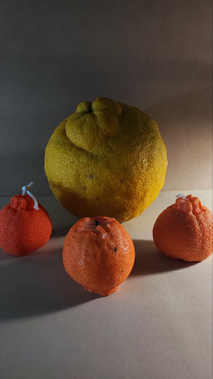 Tangerine Candles Set