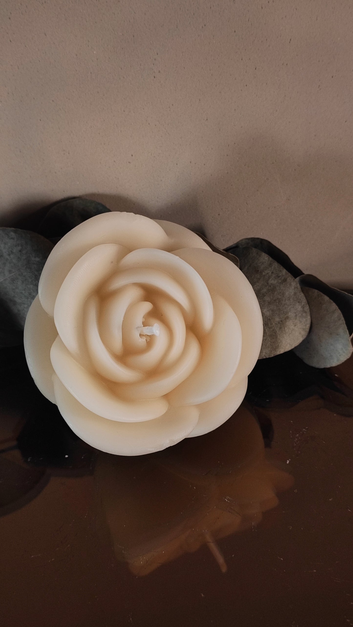 Rose Beeswax Candles